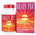 Natural Balance Brain Pep | Ginkgo Biloba, Kola Nut의 두뇌 기능 보충 | 지원 향상 메모리, 포커스 및 정신 Clarity | 60 캡슐