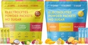 Keto Vitals Tropical & Original Assorted 2 Pack Bundle Electrolyte Powder 번들 - 열대 및 오리지널 맛의 다양한 팩 | 설탕 무료, Zero Calorie, Zero Carb | Easy Travel Stick Pack | Ket