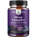 Natures Craft Natural Refreshing Sleep Formula - 건강한 휴식 지원 - 비 중독성 보충교재 - 마그네슘 L-Theanine GABA - 가장 순수한 초본 성분