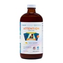 LIQUIDHEALTH Attention Liquid Multivitamin for Kids & Teens - 메모리 유지, 농도, 초점, 무드, Relaxation & Calming 개선 - 미국, 훌륭한 맛, 채식, 설탕 무료 (16 oz)