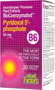자연적인 요인 BioCoenzymated Pirodoxal 5'-Phosphate 50mg 30 VCaps
