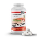 아이를 위한 LANDAU Chewable Melatonin - 아이를 위한 1mg 낮은 복용량 Melatonin 잠 원조 - Kosher & 미국에서 만드는 - 유아, 아이 & 성인 (100)를 위한 쉬운 부엌 자연적인 버찌 풍미 Melatonin 잠 원조