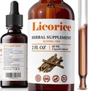 FabLab Licorice 뿌리 추출물 - 소화 Restore 호흡 건강 피로 - 비 GMO (Licorice 2 Fl Oz)에 대한 초본 면역 지원 - 글리세로 리코 글라스 보충