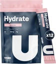 UCAN Hydrate Electrolyte 음료 혼합 (수박, 12 Stickpacks) Sugar-Free, Keto-Friendly, Vegan, Non-GMO, Gluten-Free Electrolyte Powder with Potassium & Magnesium for Runners & Athletes