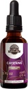 지구의 사랑 - 카이엔 알코올 무료 초본 추출물 Tincture, 슈퍼 농축 된 카이엔 (Capsicum annuum) 말린 후추 (2 Fl Oz)
