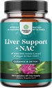 Liver Cleanse Detox & Repair - N Acetyl Cysteine Supplement Liver Cleanse with Antioxidants, Turmeric, Choline, Dandelion & L-Glutathione - 120 모자