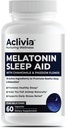 최고 힘 Melatonin 10 MG 캡슐, Chamomile, Passionflower & Lemon Balm, 당신이 자연적으로 가을 Asleep를 돕기 위하여 수면 원조 & 재상쾌하게 하는, Non-Habit 형성, 60의 캡슐