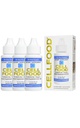 Cellfood Oxygen Boost - 1 fl oz, 3 Pack - 림프 배수, 고도 Sickness, Jet Lag, 피로, 두통, Hangovers & Energy 용 액체 산소 보충 - 글루텐 무료, Cert. Kosher