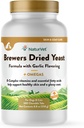 NaturVet Brewer’s Dried Yeast Pet Supplement with Garlic flavoring – B-Complex Vitamins, Omega-3, 6, & 9 Fatty Acids 포함 – 지원 광택 있는 코트, 개를위한 건강한 피부, 고양이 500 Ct.