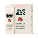 Ultimate Aloe Powder – Strawberry Kiwi 맛, 소화 건강 지원, 면역 체계 & 정상 치유, 편리한 분말 패킷에 알로에, 16 패킷, 글루텐 프리, 비 GMO