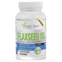 유기 Flaxseed 기름 Softgels - 1000mg 프리미엄, 버진 감기는 Flax씨에서 압박했습니다 - 머리 피부 & 못 지원 - Omega 3-6-9 보충교재 - 100개 조사 - 3 달 이상 공급!
