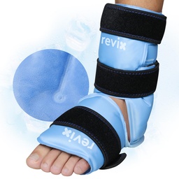 REVIX 발 통증 완화 및 발 부상, 재사용 가능한 젤 얼음 콜드 팩 Achilles Tendonitis, Plantar Fasciitis, Sprained 발목 및 힐