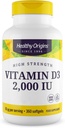 건강한 근원 비타민 D3 1,000 IU (비 GMO), 360 Softgels