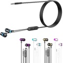Earbuds는 마이크, 5 팩 강력한 무거운 베이스, 높은 정의, 이어폰 3.5mm 잭을 가진 헤드폰을 타전했습니다