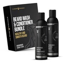 Beard Struggle - Radiance Beard Wash & 컨디셔너 번들 - 실버 컬렉션 - 팩 2, 바이킹 Storm - Nourish, Cleanse, Softens, & Strengthens Beard - 남자를위한 수염 세척 및 컨디셔너