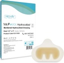 MedVance Hydrocolloid – 주문된 Hydrocolloid 접착제 드레싱, Heel/Elbow, 3.5" x5”, 5개의 드레싱의 상자