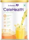 Reddy의 Celehealth 영양 음료, 매일 사용을 위한 단백질 보충교재, 낮은 글리세라이드 색인, 0 추가된 설탕, Saffron 및 Cardamon 풍미, 400g, 황색