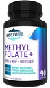 두 배 힘 & 최대 생물 활성 메틸 Folate! 가장 높은 약제 급료 Methylcobalamin (B12), Niacin, B1, B2 B6로 공식화하는. 최대 결과 3 달 공급을 위해 Synergistically 일하십시오