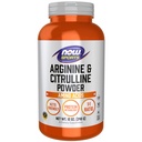 지금 음식 스포츠 영양, 아르기닌 & Citrulline 분말, 1:1 비율, 아미노산, 12 Ounce