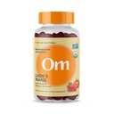 Om Lion 's Mane Mushroom Gummies - 유기 버섯 보충 및 Nootropic - 기억과 초점을위한 뇌 보충제, 60 개 (30 인분)