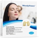 WoodyKnows Nasclear Nasal 필터, 모델 2024, 계절 알레르기 및 산업 오염 보조, 공공 교통 및 애완 동물 Grooming 보호 (Trial S / M / L / XL)