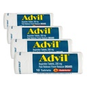 Advil Pain Reliever와 Fever 흡진기, 두통, 두통, 생리통 및 관절 통증 완화를위한 Ibuprofen 200mg을 가진 통증 완화 의학 - 10 개의 코팅 정제 (포장 4)