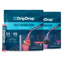 DripDrop Hydration - 전자 분말 패킷 - 수박 & 베리 - 64 개