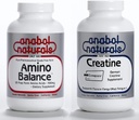 Anabol 자연적인 에너지 더미: Amino 균형 100개 그램 순수한 분말 & Creapure Creatine 100개 그램 순수한 분말