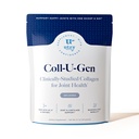Utzy Naturals Coll-U-Gen | 합동 지원 보충교재 | 유형 II Undenatured Collagen (UC-II®) & Fortigel® | 불확실한 분말 | 30 인분