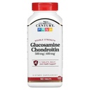 21세기 GLUCOSAMINE& CHONDROITIN 두 배 STRENGTH 180 TABS