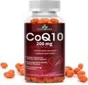 고 흡수 CoQ10 200 mg – 심장, 체력 및 뇌 지원을위한 글루텐 자유로운 Softgels - 60 일 공급, 120 조사