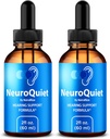 NutraRize (2 Pack NeuroQuiet Drop – 자연의 공식 보청기 공식, 깨끗한 성분 귀 웰니스 유지, 프리미엄 고아 검토 (60 인분)