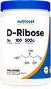 Nutricost D-Ribose 분말 500 그램 - 봉사 당 5000mg, 비 GMO (500 그램)
