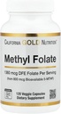 호수 도로 메틸 Folate, 800 mcg, 120 Veggie 캡슐, 영양