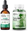 야생 & 유기 어미료 Tincture 2 fl oz & Valerian 뿌리 Gummies