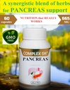 Pancreas Cleanse Detox & 모든 천연 Papain Enzyme, Bromelain, Pineapple 추출물, 아연, 크롬, 망간을 가진 수리 보충교재. Gut 건강에 대한 Revitalizer & Detox 공식.