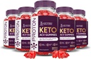 Justified Laboratories (5 팩 Proton Protein Keto ACV Gummies 고급 공식 1000MG Proton Boost Pomegranate Beet Juice Powder B12 Vegan Non GMO 300 거미