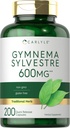 Carlyle Gymnema Sylvestre 캡슐 | 600mg | 200 개 | 비 GMO 및 글루텐 무료 보충