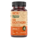 DEVA Vegan 바다 Buckthorn, Berry 기름 500mg의 냉각 압박되는, Omega-7, 90의 캡슐, 1 팩에 있는 부유한