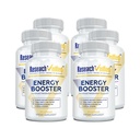 연구 검증 에너지 부스터 - 천연 에너지 지원 - 360 캡슐 - 카페인 무료 - B 비타민 및 Adaptogens - 6 개월 공급