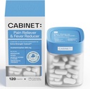 내각: 두통 기복을 위한 500mg Acetaminophen, Toothaches, Sore 목, 및 Fever 흡진기는, 1개의 보충물 약 단지, 120의 정제 (시작 장비)를 포함합니다