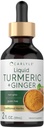 Carlyle Turmeric and Ginger Drops 2 fl oz | 블랙퍼와 보충 | Vegan, Non-GMO, 글루텐 무료