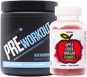 V Shred Pre Workout Blue Raspberry 및 Apple Cider Vinegar Gummies Bundle의 조각 Nation