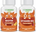 아이 Biotin 5000mcg Chewables + 비타민 B12 Chewables 뭉치