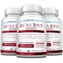 승인 된 과학 BCAA 보충 - 180 정제 - 2400mg - 성능과 강화 근육 발달 증가 - L-Leucine, L-Isoleucine, L-Valine - 미국에서 만든, 비 GMO