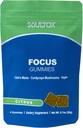 Soultox Focus Lion's Mane Gummies - Citrus 풍미 - 유기 사자 Mane 및 Cordyceps와 Vegan 공식화 - 향상된 메모리, 초점 및 에너지 - 감귤류 맛 - 단일 팩