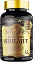 WXW Himalayan Shilajit Gummies, 60 카운트, 블루 베리 맛, 교육 회복 후 지원, 면역 체계, 소화, 마음 & 기억, 건강한 심장,인지 능력 (1 병, 금 Shilajit)