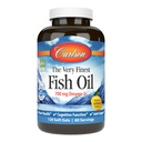 Carlson - 매우 Finest Fish Oil, 700 mg Omega-3s, 노르웨이어 생선 오일 보충, 야생 잡은 오메가-3 생선 기름, 지속 가능한 Sourced Fish Oil 캡슐, 오메가 3 보충, 레몬, 120 Softgels