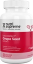 Nutri Supreme Grapeseed Extract Leucoselect, Super Antioxidant Support, 심혈관 건강, Kosher 인증 60 캡슐 폴리 페놀